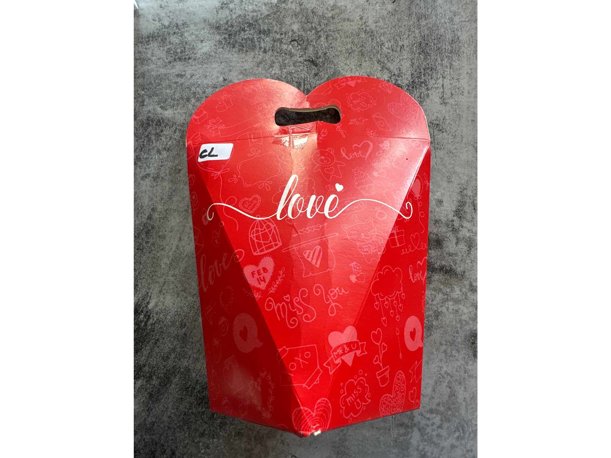 Bolsa caja CL love 12x8