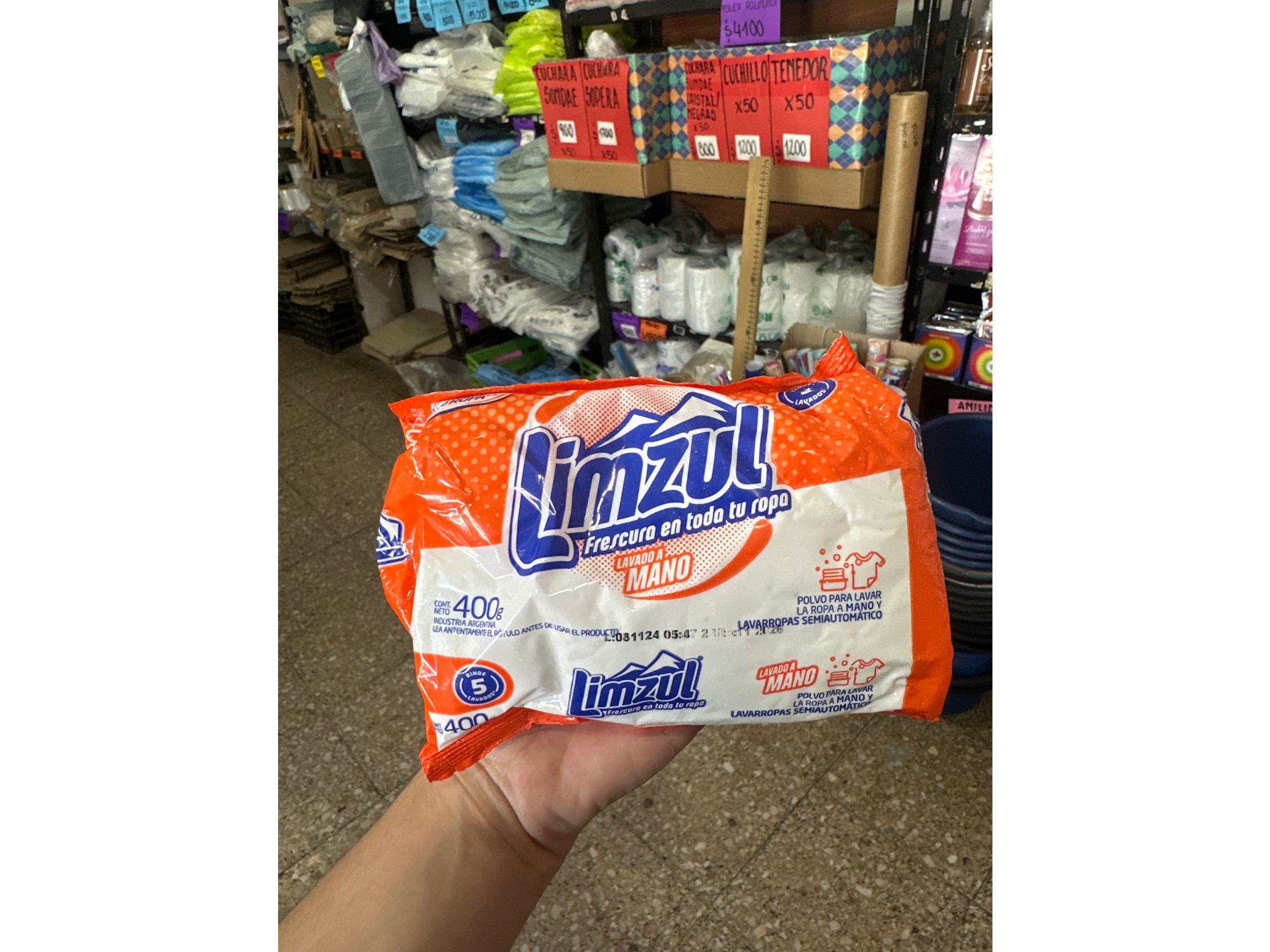 Jabón en polvo Limzul / A mano