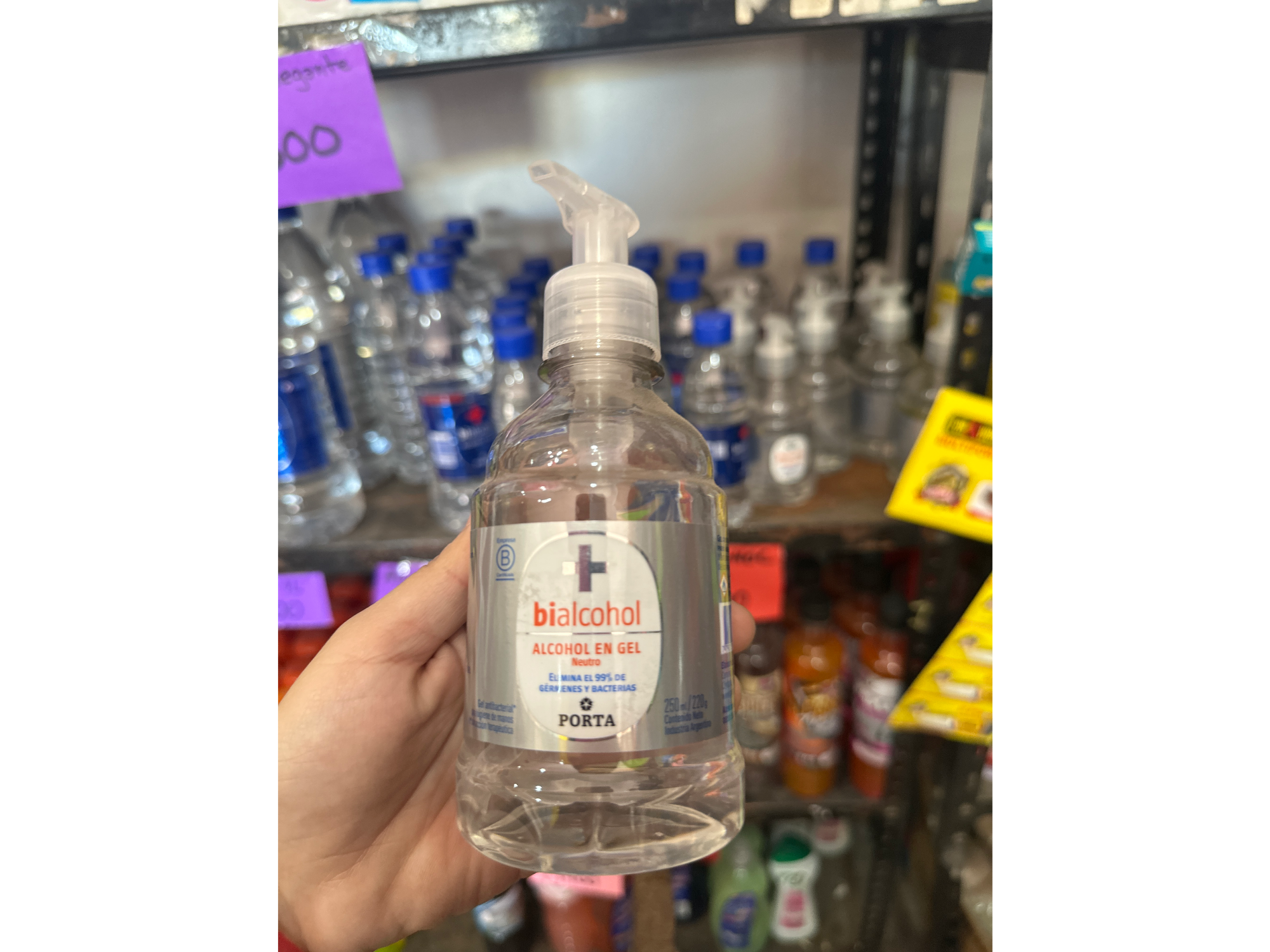 Alcohol en gel