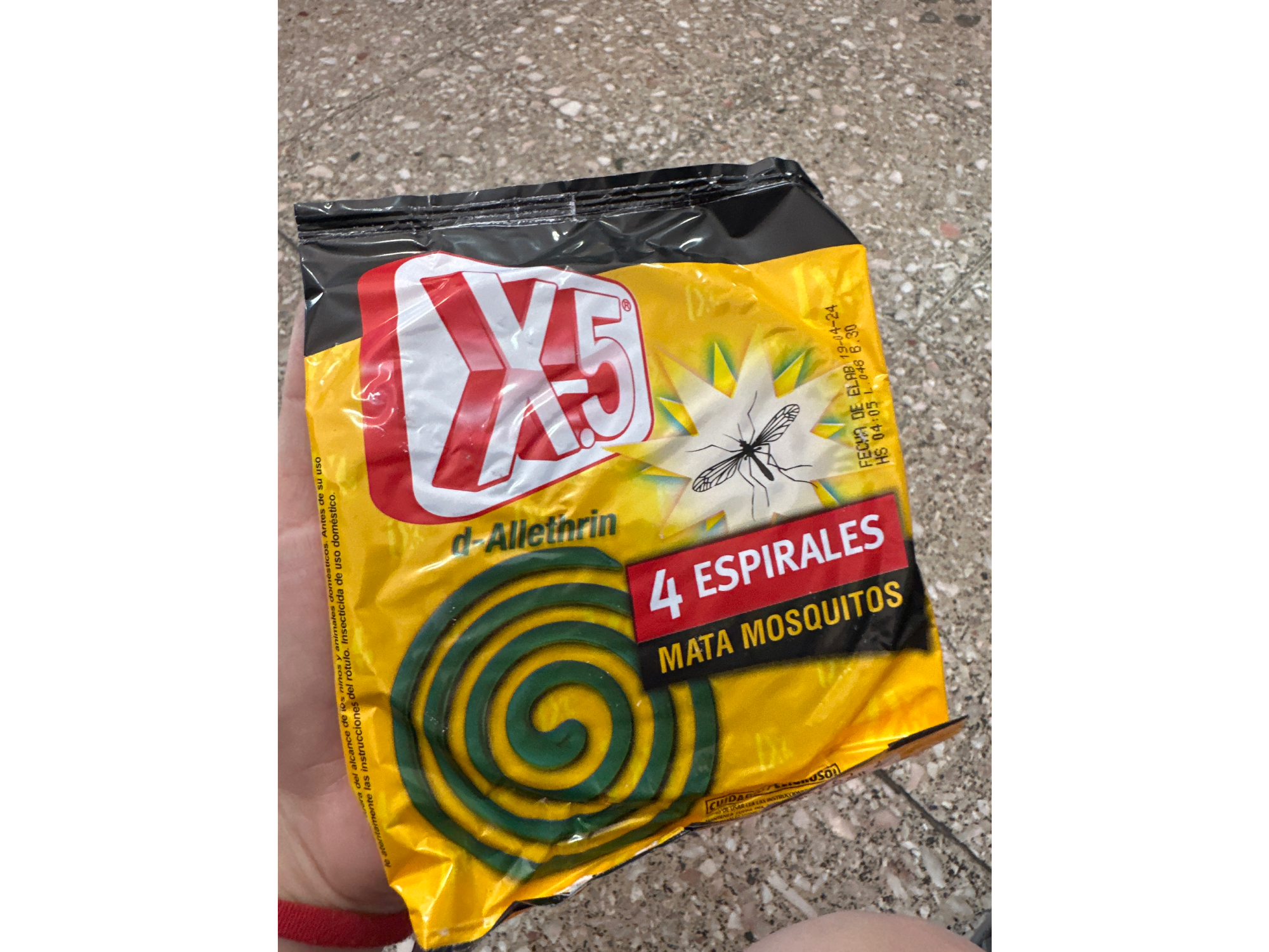 Espiral x5 paquete 4u