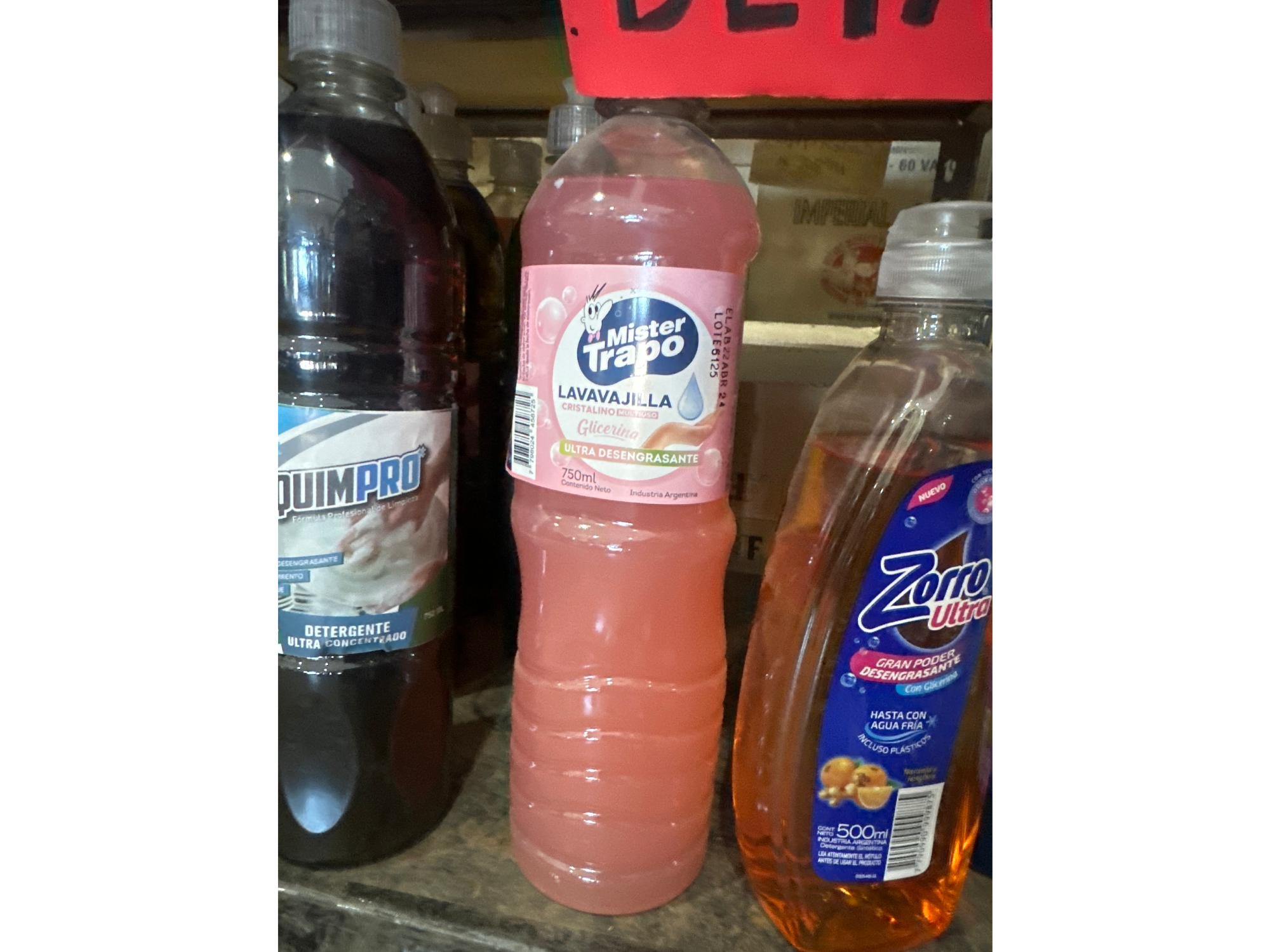 Detergente Mr trapo Glicerina