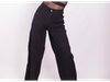 Wide leg negro liso