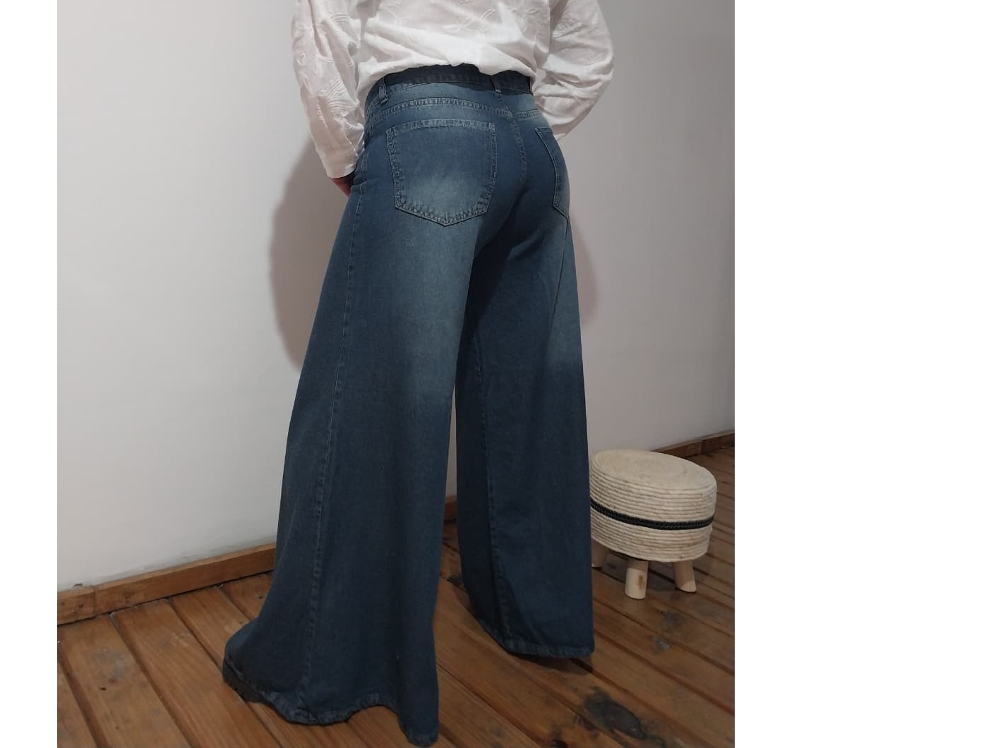 Super wide leg retro wash