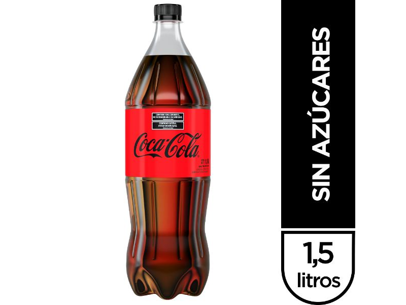 coca zero 1.5 lts.