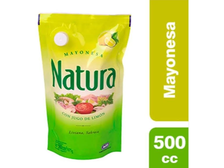 caja x 12 sobres Mayonesa Natura 500grs
