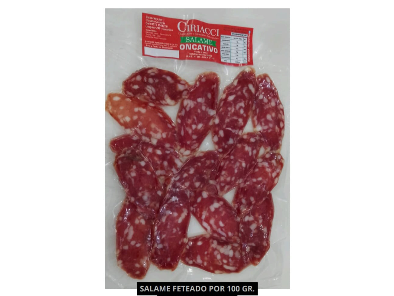 Salame feteado