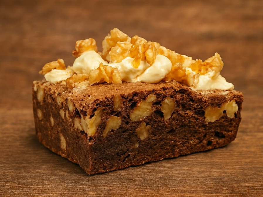 Brownie 100% Choco Con Crema