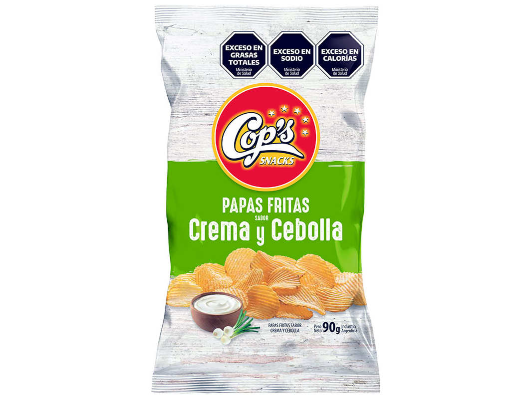 Papas x 90 grs Crema y Cebolla