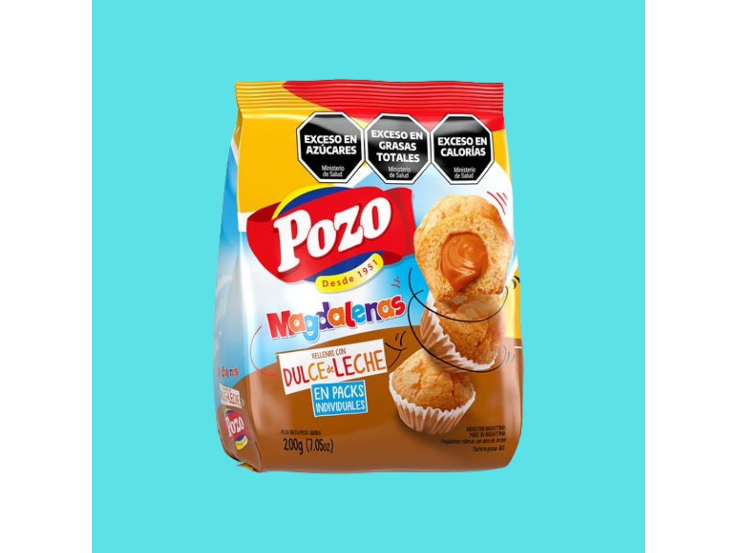 Magdalenas Dulce de leche