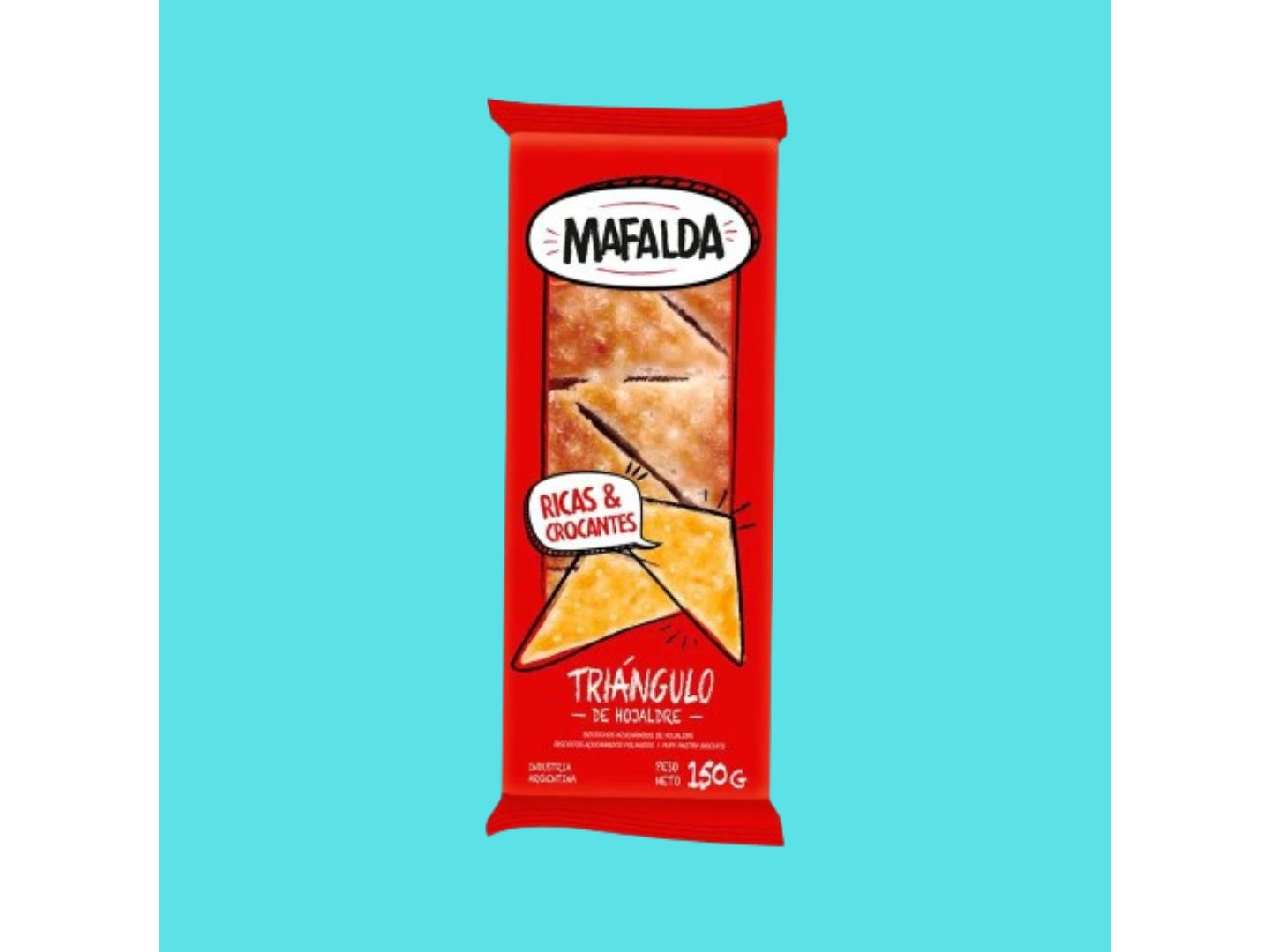 Mafalda triangulo x 170 grs