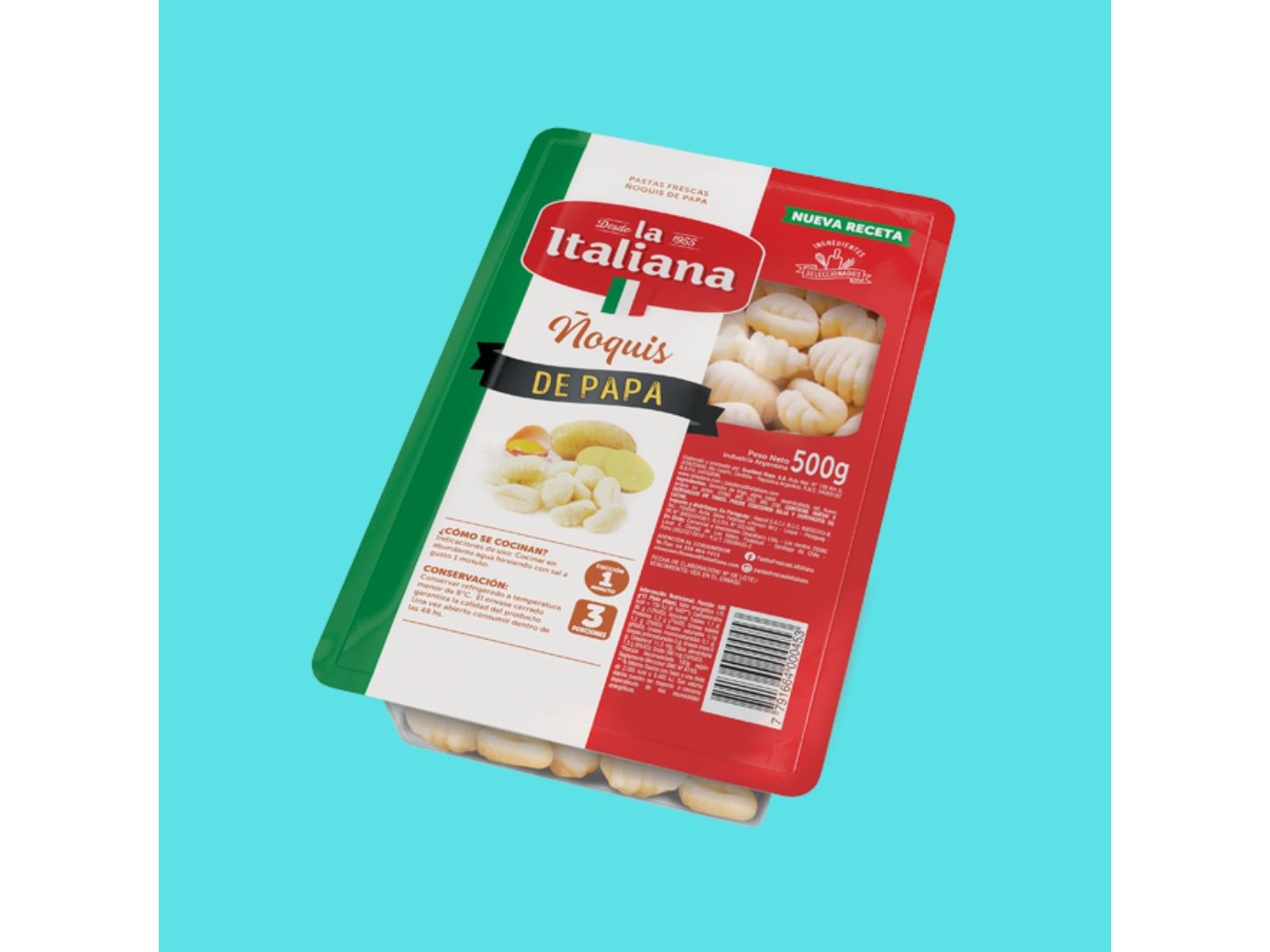 Ñoquis x 500gr
