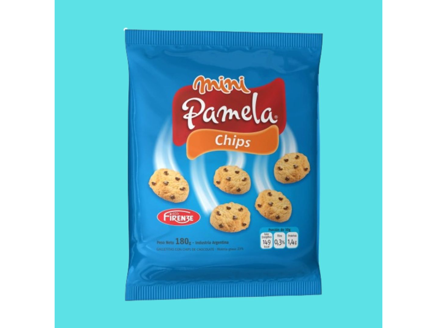 Galletas pamela chips x 180grs