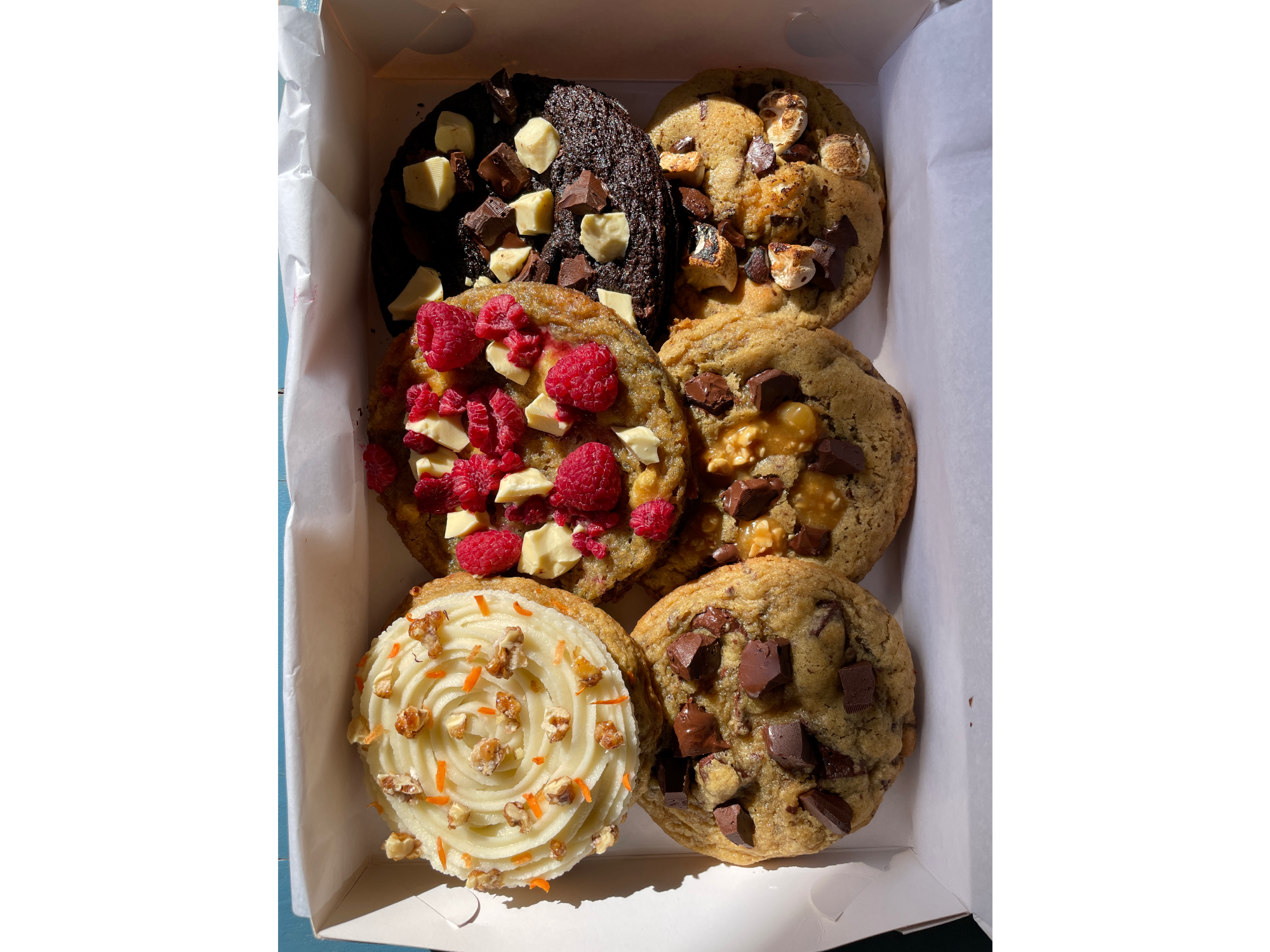 Caja de 6 Cookies Grandes (11cm)