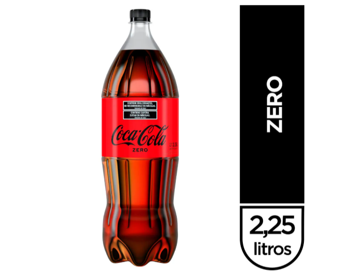 Gaseosa Coca Cola Zero 2.25 L