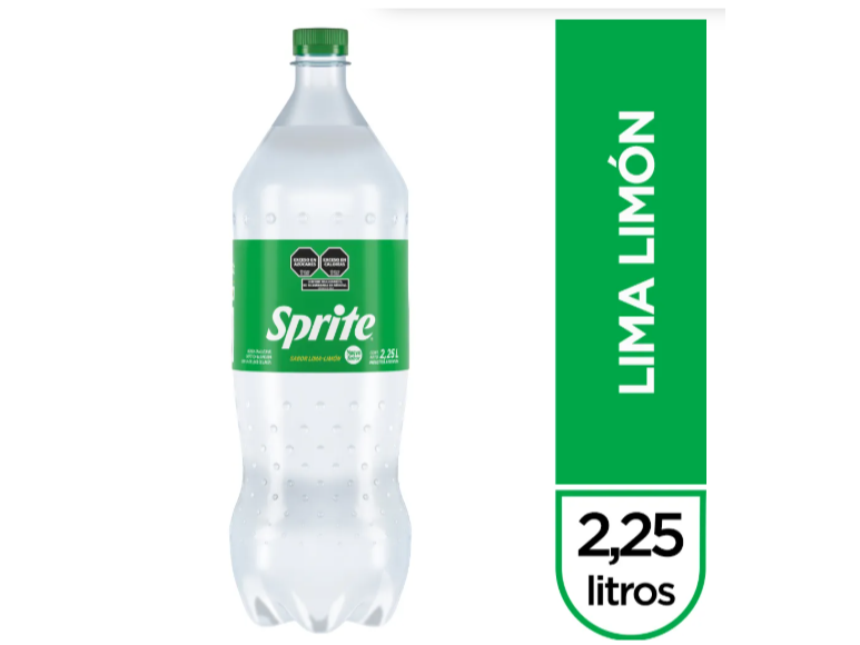 Gaseosa Sabor Lima y Limón 2.25 Lts Sprite