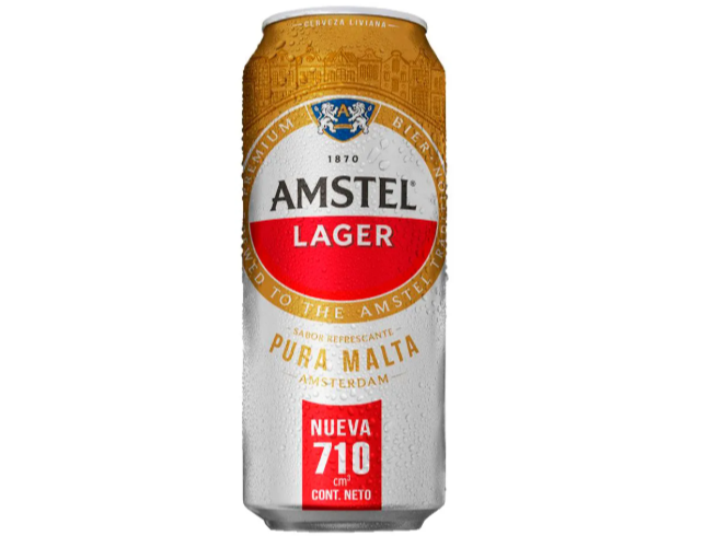 Cerveza Rubia Amstel Lager 710 Ml