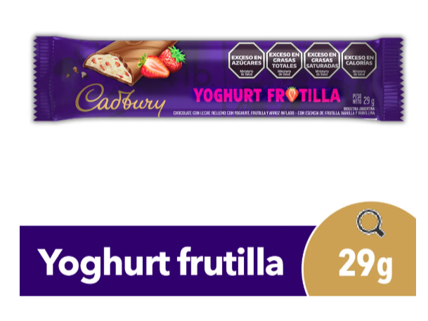 Chocolate Cadbury Yoghurt Frutilla 29 G