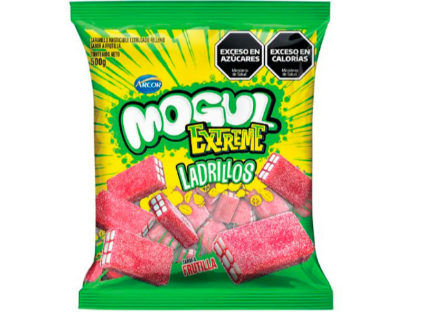 Moguel Extreme Ladrillos Sabor A Frutilla