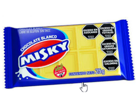 Misky blanco 25grs
