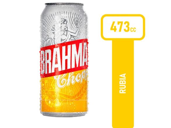 Cerveza Rubia Brahma 473ml
