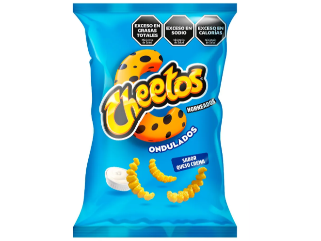 Cheetos Ondulados Sabor A Queso Crema 48 grs