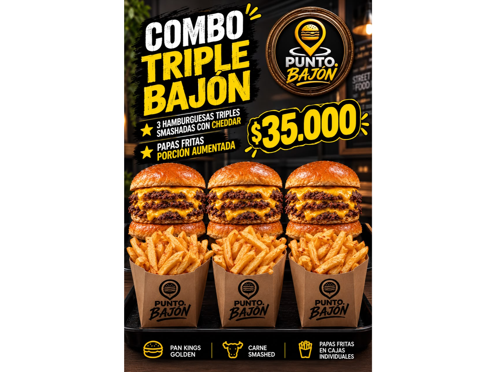 TRIPLE BAJON