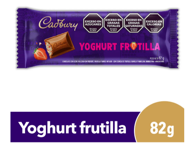 Chocolate Cadbury Yoghurt Frutilla 82 G
