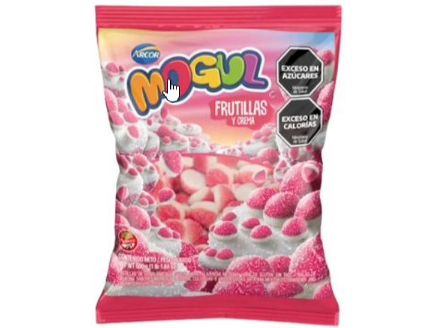 Mogul frutilla y crema 500grs