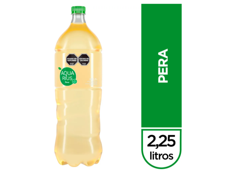 Agua Saborizada Aquarius Pera 2,25 L