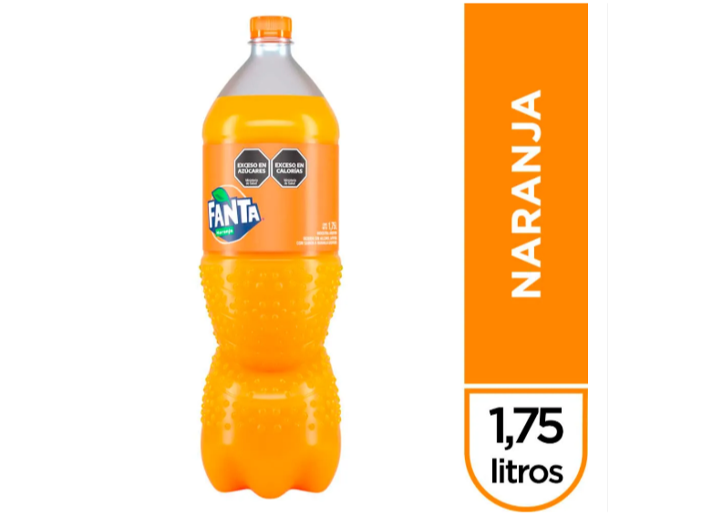 Gaseosa Sabor Naranja 1.75 Lts Fanta