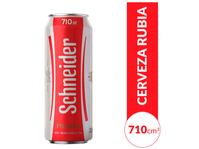 Cerveza Rubia Schneider 710 Ml