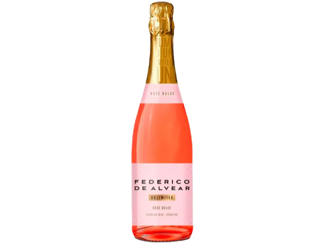 Espumante Federico De Alvear Rosé Dulce 750 Ml