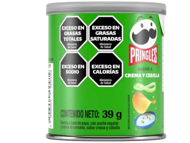 Pringles Papas Fritas Crema Y Cebolla 39 Gr