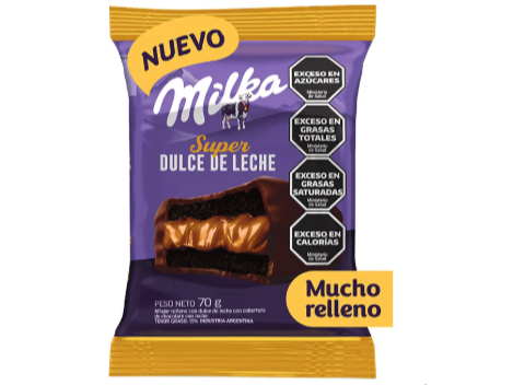 Alfajor Milka Súper Dulce De Leche 70 G