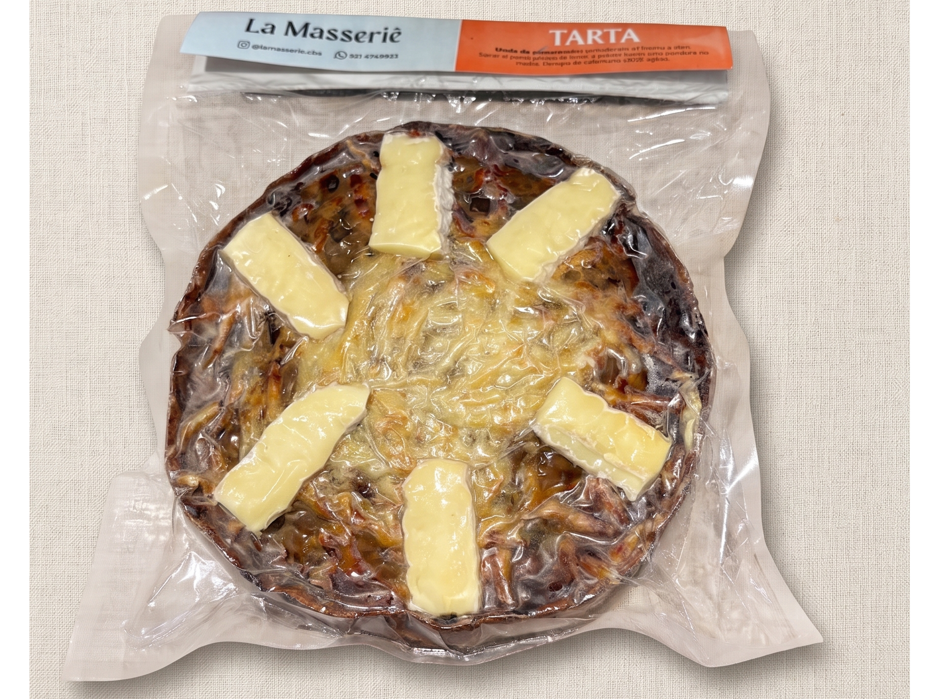 Tarta de Cebollas y Brie