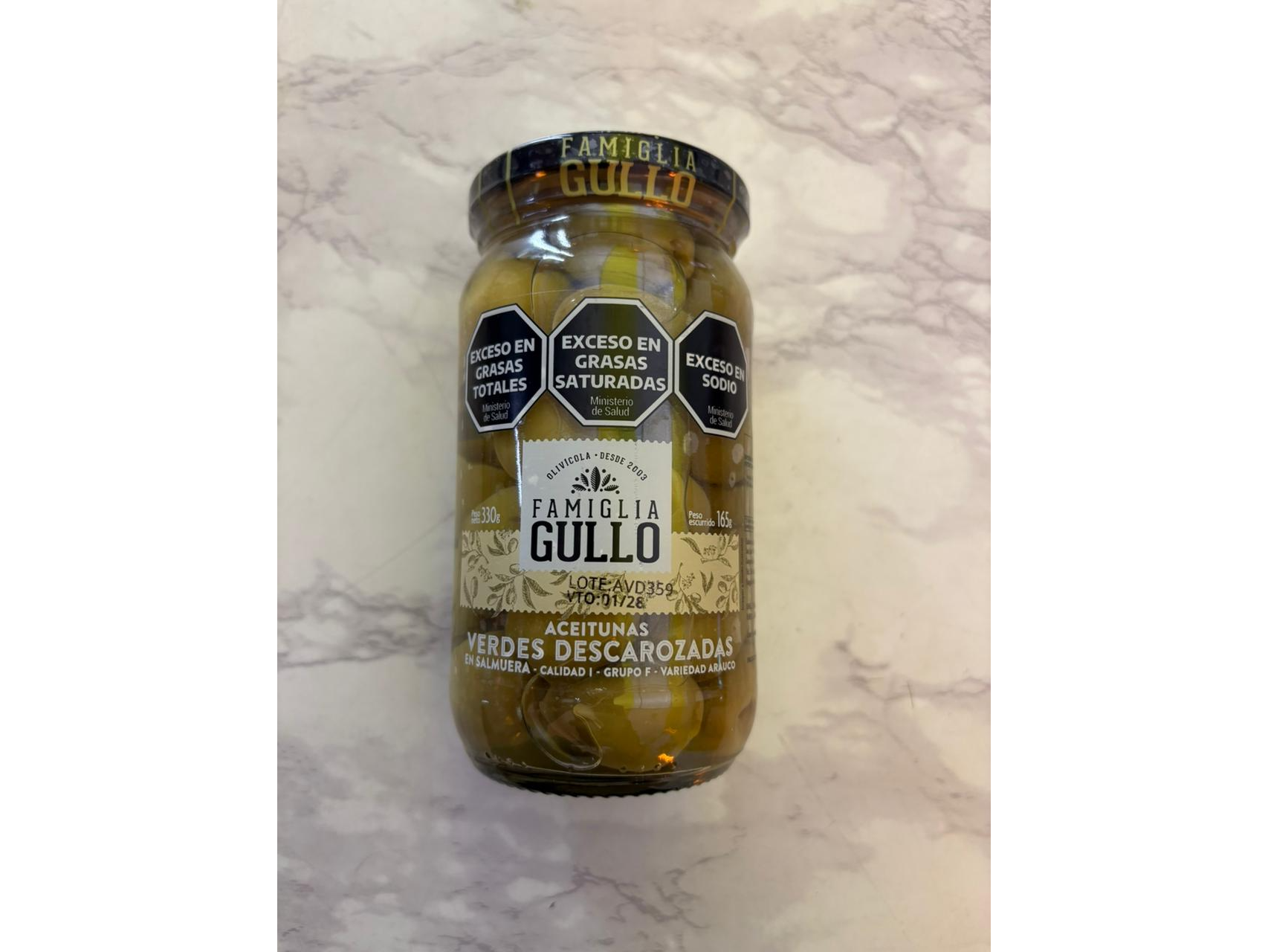 Aceitunas Verdes Descarozadas