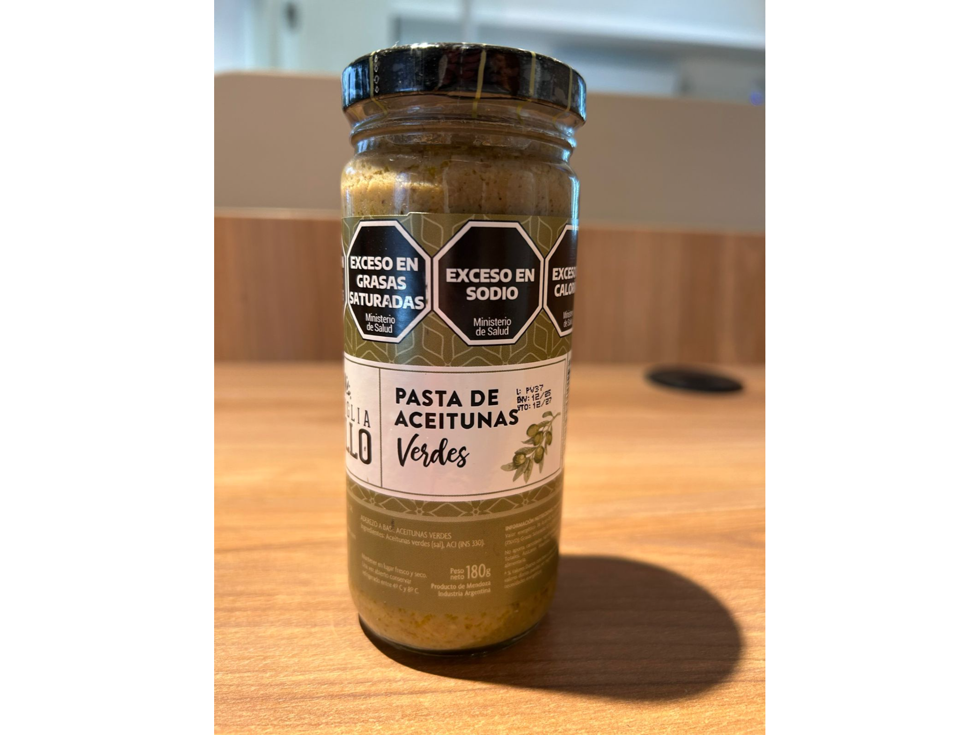 Pasta de Aceitunas Verdes