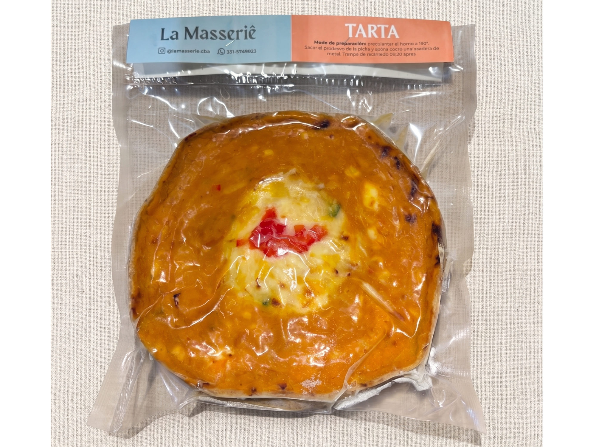 Tarta de Zapallo y choclo