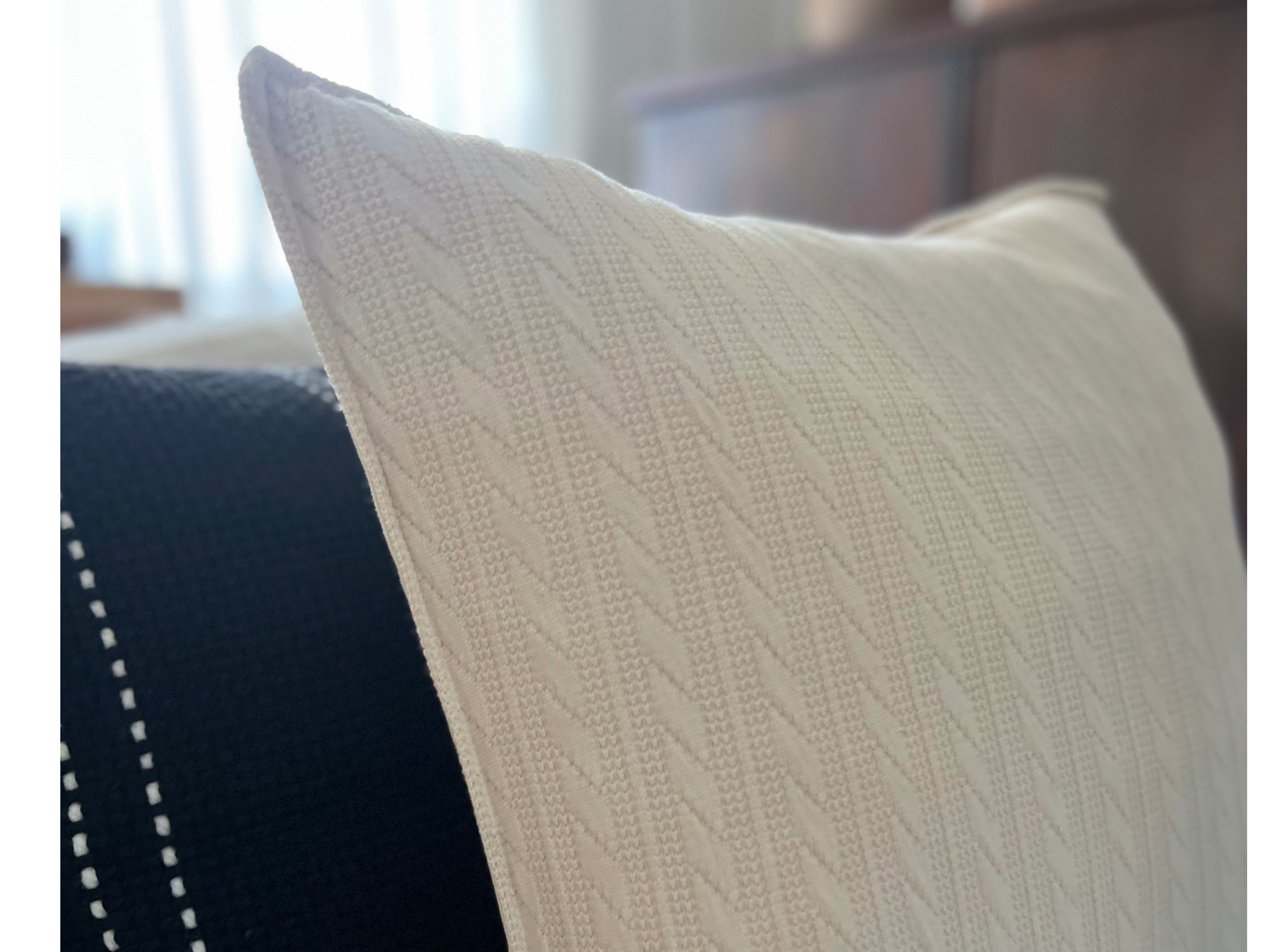 Almohadon Tejido Crudo