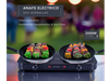 Anafe Electrico DOBLE 2000w
