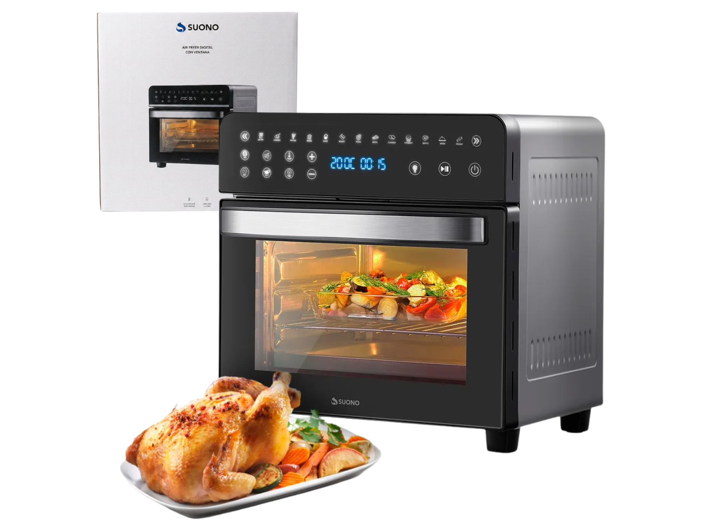 Freidora de Aire 14L Panel Digital 1800W