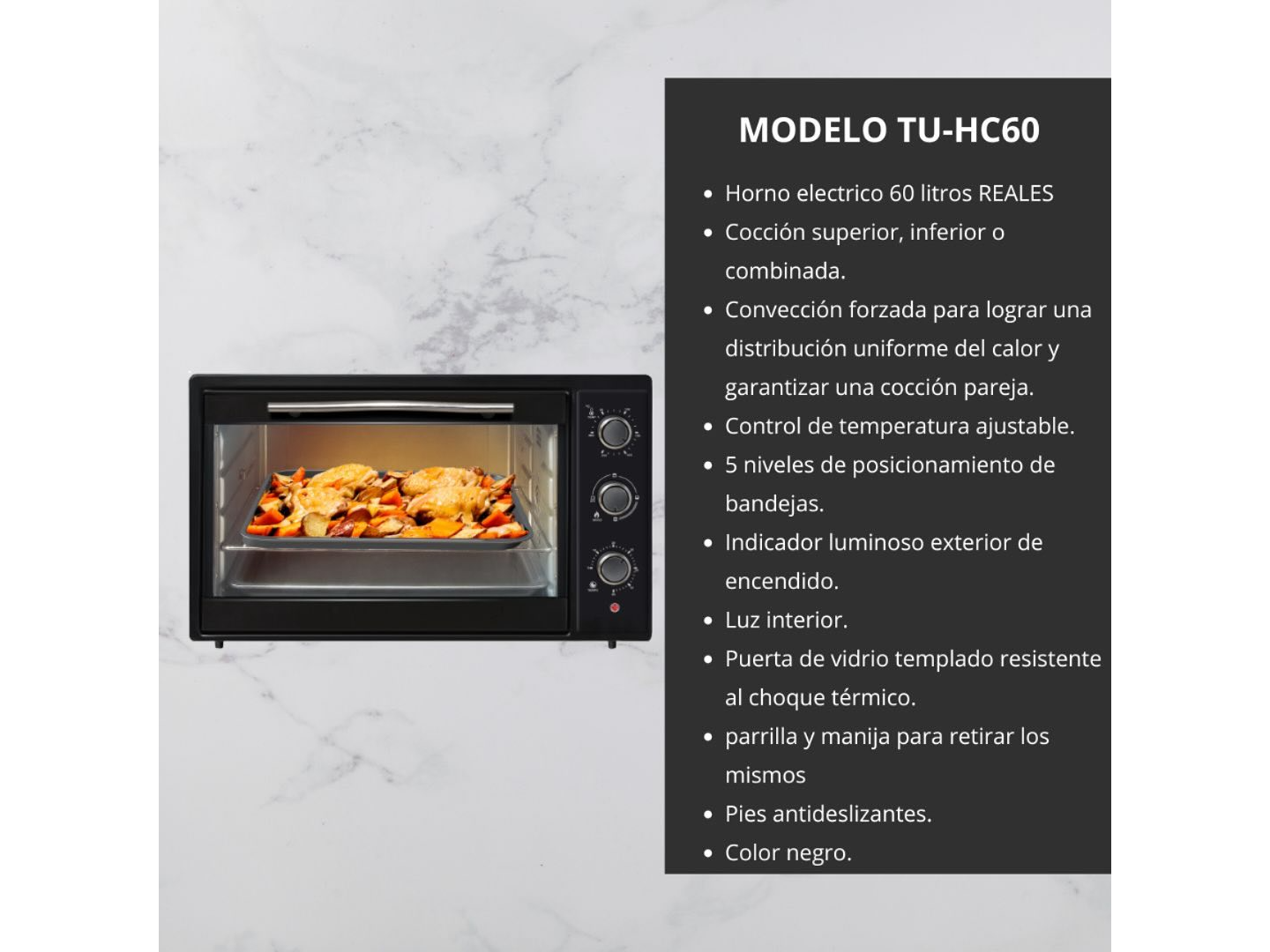 Horno Electrico HC60 TURENA