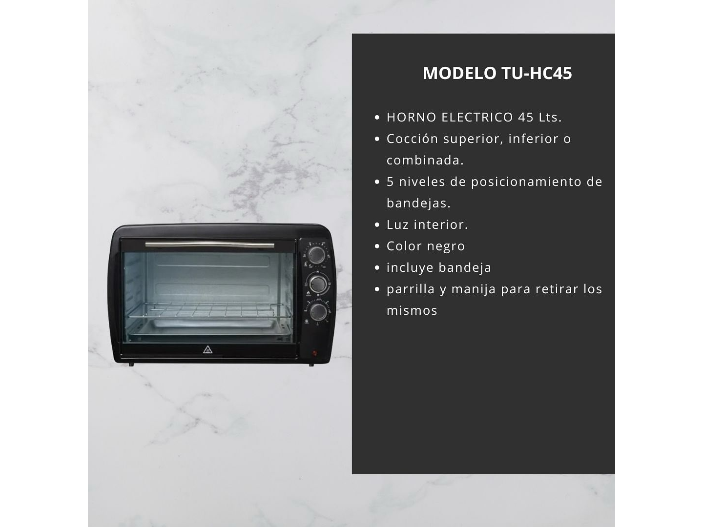 Horno Electrico HC45 TURENA