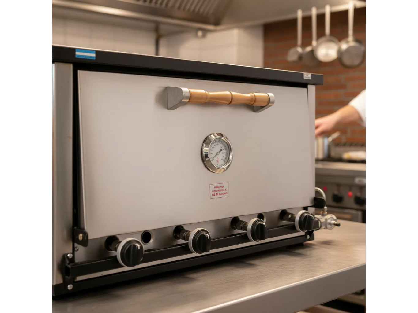 Horno Pizzero 12 Moldes STD + Base TECNOCALOR AI-04