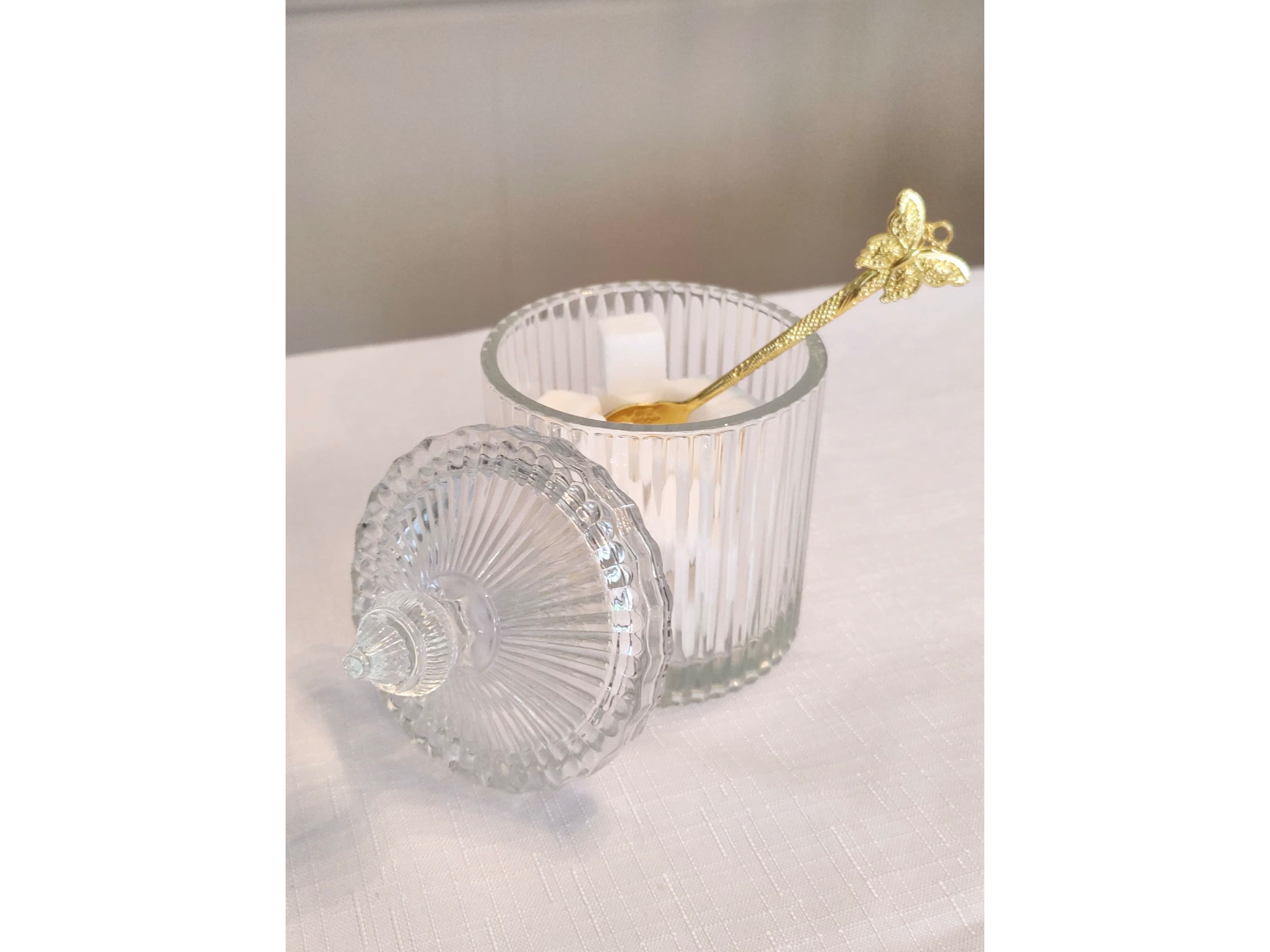 Azucarera Amalia con Terrones y Cucharita