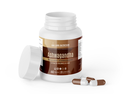 Ashwagandha 100% Pura - Estrés, Insomnio, Fatiga (60 Caps)