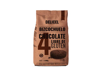 Premezcla SIN GLUTEN chocolate Delicel.