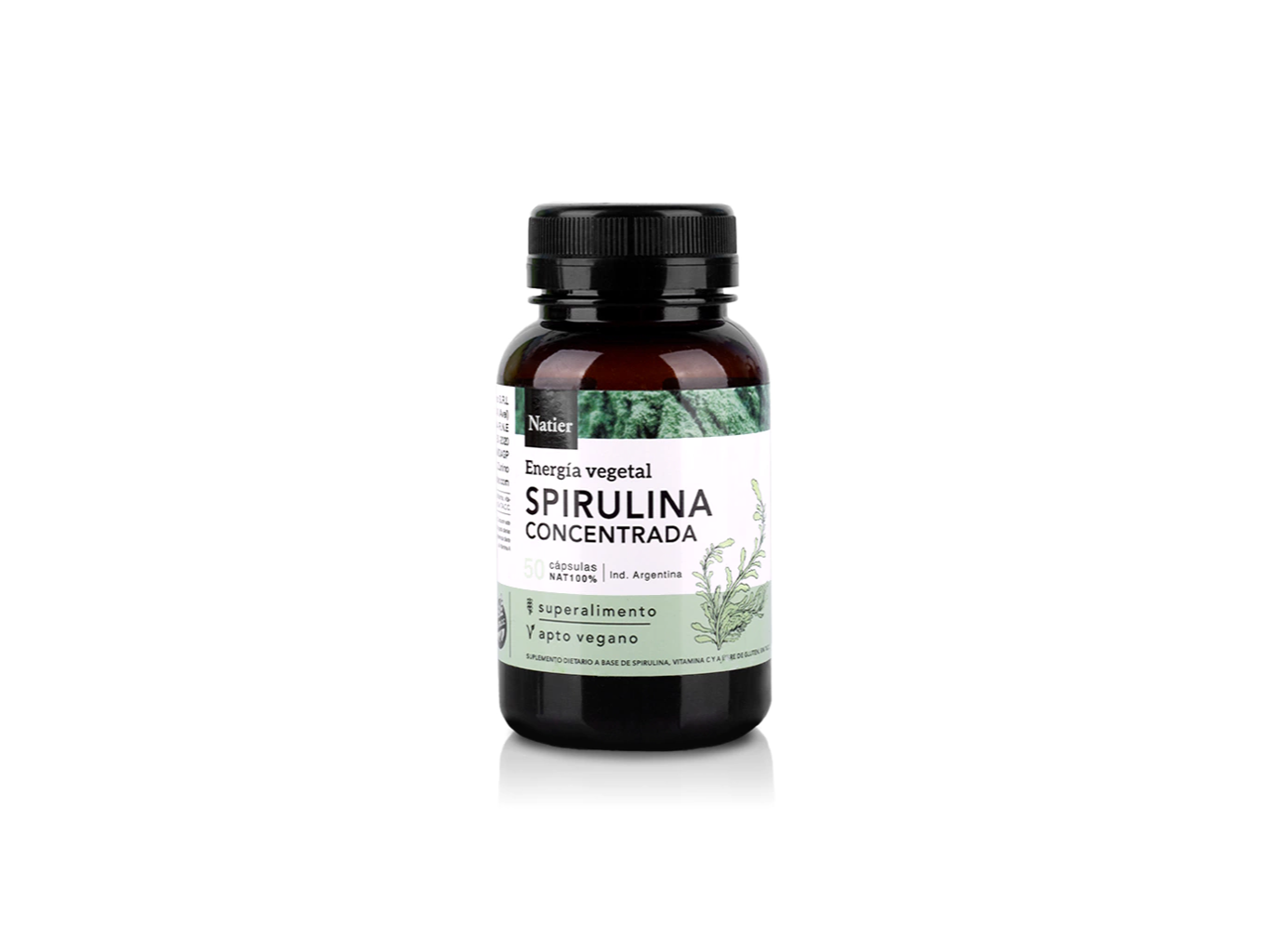 Spirulina concentrada (aporte de proteínas y acompaña dietas para adelgazar)