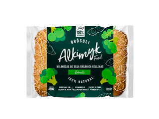 Milanesas de soja orgáanica rellena de brocoli (Alkimyk) Vegano