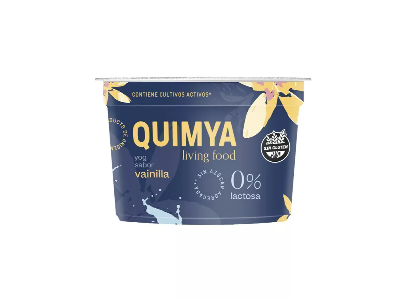Quimya Yogur Vainilla. Vegano. Sin gluten